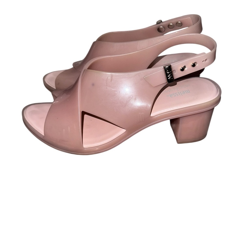 Melissa Blush Pink Slingback Sandals - Picture 4 of 5